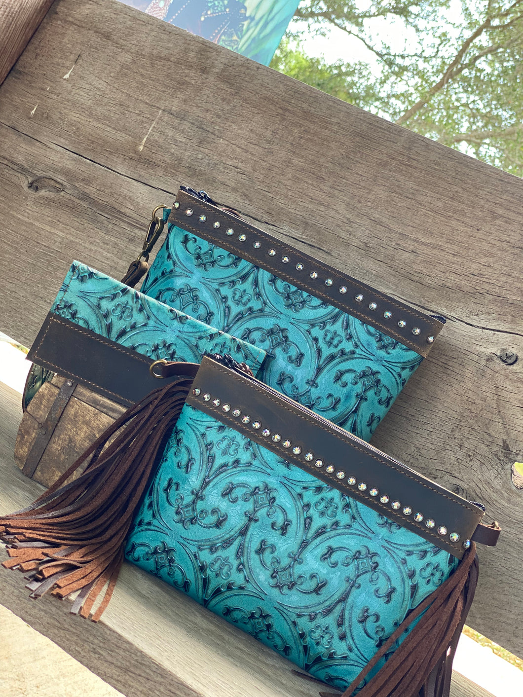 Leather Crossbody with a twist